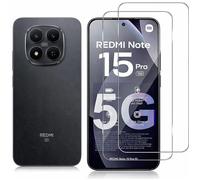 TECHTA Verre Trempé pour Xiaomi Redmi Note 15 Pro 5G - Lot de 2 Films Protection Écran 9H HD