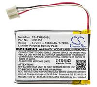 TECHTEK Batteries 1000mAh Compatible avec [Sony] MDR-XB950N1, SRS-WS1, SRS-X1, WH-CH700N remplace A-2215-026-A, LIS1553, LIS1553(SY6), LIS1553HNPCS