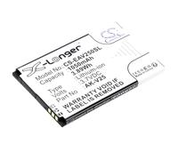 TECHTEK Batterie 1050mAh Compatible avec [Emporia] Active Senior, Euphoria, Pure, Pure Euphoria, V25, V25001, V50, V50001, V50-4G001 remplace AK-V25, AK-V25 (V2.0) FBA