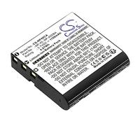 TECHTEK Batterie 1100mAh Compatible avec [Agfa] Agfaphoto Microflex 100, Agfaphoto Microflex 102, pour [BenQ] DC P500, E510, E520, E520+, E610, P600, pour [Digilife] DDH-H3, DDH-H6, DDV-5100HD, D FBA