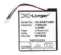 TECHTEK Batterie 1100mAh Compatible avec [GoPro] Hero 7 Silver, Hero 7 White remplace SPTM1B FBA