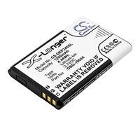 TECHTEK Batterie 1200mAh Compatible avec [Doro] 1370, 1372, 2404, 5860, 5861, 6040, 6041, 6060, 6060 ECO, 6061, 6820, 6821, 6880, 6881, 7001H, 7001H ECO, 7439, DFB-0370, DFC-0390 remplace 380147, FBA