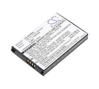 TECHTEK Batterie 1300mAh Compatible avec [ASUS] pour Mypal A626, pour MyPal A686, pour Mypal A696 remplace 07G0166B3450, SBP-09