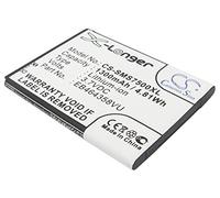 TECHTEK Batterie 1300mAh Compatible avec [Samsung] Galaxy Ace Plus, Galaxy Ace Q, Appeal, Mini 2, Music, Young, Young Duos, GT-S6010, GT-S6102, GT-S6310, GT-S6312, GT-S6358, GT-S6500, GT-S6500D, GT-S