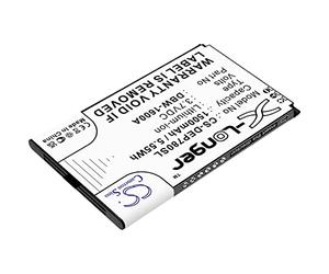 TECHTEK Batterie 1500mAh Compatible avec [Doro] 7010, 7011, 730X, 731X 4G, 7781, 780X, 780X IUP, DFB-0320, Secure 730x, Secure 780x remplace DBW-1600A, DBW-1600B