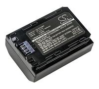 TECHTEK Batterie 1600mAh Compatible avec [Sony] A7 Mark 3, A7R Mark 3, Alpha a7 III, Alpha A7 a7R III, A9, ILCE-7M3, ILCE-7M3K, ILCE-7RM3, ILME-FX3 remplace BC-QZ1, TECHTEK, CS-FZ100MX, NP-FZ100