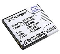 TECHTEK Batterie 1800mAh Compatible avec [Alcatel] One Touch Link Y858, One Touch Link Y858V, Y859, Pop 3 (5), Pop 3 (5) 4G, 5.0, 5", D5, OT-5015A, OT-5015D, OT-5015E, OT-5015X, OT-5038, OT-5038A, OT