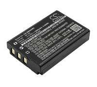 TECHTEK Batterie 1800mAh Compatible avec [Bell & Howell] B35HDZ, pour [PRAKTICA] Luxmedia Z160, Luxmedia Z35, pour [Zoom] Q8 Recorder remplace BT-03, NP-120