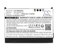 TECHTEK Batterie 1880mAh Compatible avec [Garmin] Aera 500, Aera 510, 550, 560, Nuvi 500, Nuvi 510, 550, Zumo 220, Zumo 600, 650, 660, 660LM remplace 010-11143-00, 361-00038-01