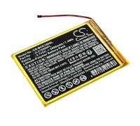 TECHTEK Batterie 2000mAh Compatible avec [Bookeen] CYBFT1F-BK, Cybook Muse HD remplace JL315889PL