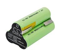 TECHTEK Batterie 2000mAh Compatible avec [Remington] HC-352, pour [Babyliss] T24B, T24C, T24D, pour [Scherna] T44 remplace SHB16 FBA