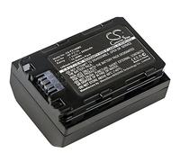 TECHTEK Batterie 2050mAh Compatible avec [Sony] A7 Mark 3, A7R Mark 3, Alpha a7 III, Alpha A7 a7R III, A9, ILCE-7M3, ILCE-7M3K, ILCE-7RM3, ILME-FX3 remplace BC-QZ1, CS-FZ100MC, TECHTEK, NP-FZ100