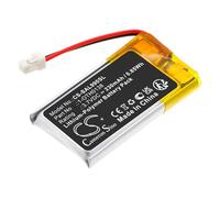 TECHTEK Batterie 230mAh Compatible avec [Samson] Airline 88, Airline 99M, SWAH2 Micro remplace 1-OTH0138, 501630