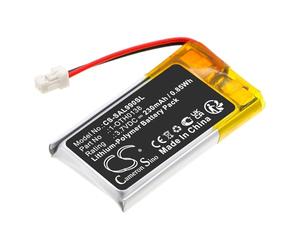 TECHTEK Batterie 230mAh Compatible avec [Samson] Airline 88, Airline 99M, SWAH2 Micro remplace 1-OTH0138, 501630