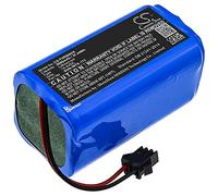 TECHTEK Batterie 2600mAh Compatible avec [Amarey] A800, A900, pour [iHome] AUTOVAC Nova Classic, Eclipse Pro Robot Vacuum, iHRV11, iHRV11-BLK, iHRV6-BLK, pour [Bagotte] BG600, BG600 Max, Ro FBA