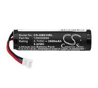 TECHTEK Batterie 2600mAh Compatible avec [HP] 4400W, pour [Datalogic] GBT4400, GBT4430, GM4100, GM4100-BK-433Mhz, GM4130, GM4400, GM4430, RBP-GM40, pour [Gryphon] GM4100, RBP-GM40 remplace 128000 FBA