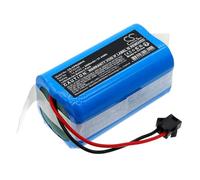 TECHTEK Batterie 2600mAh Compatible avec [Mellerware] City Lite, City Move, Tidy GYRO, Tidy Random, pour [Ultenic] D6s, pour [Concept] VR2000, VR2010, VR2020, VR3000, VR3100, VR3105, VR3110, VR3115 r