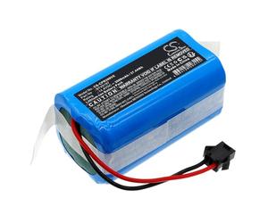 TECHTEK Batterie 2600mAh Compatible avec [Mellerware] City Lite, City Move, Tidy GYRO, Tidy Random, pour [Ultenic] D6s, pour [Concept] VR2000, VR2010, VR2020, VR3000, VR3100, VR3105, VR3110, VR3115 r