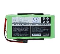 TECHTEK Batterie 3000mAh Compatible avec [Fluke] pour Fluke 123 (Firmware Below V2.0), pour Fluke 123S (Firmware Below V2.0), pour 43 Power Quality Analyzers, pour 43B Power Quali FBA