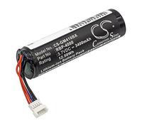 TECHTEK Batterie 3400mAh Compatible avec [HP] 4400W, pour [Datalogic] GBT4400, GBT4430, GM4100, GM4100-BK-433Mhz, GM4130, GM4400, GM4430, RBP-GM40, pour [Gryphon] GM4100, RBP-GM40 remplace 128000 FBA