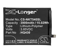 TECHTEK Batterie 3900mAh Compatible avec [Nokia] 5.4 2021, HMD 5.4, Nokia 3.4, Nokia TA-1283, TA-1285, TA-1288 remplace HQ430
