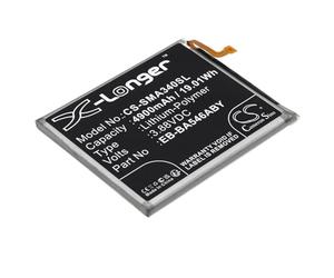 TECHTEK Batterie 4900mAh Compatible avec [Samsung] Galaxy A34 5G, Galaxy A34 5G 2023, A54 A54 2023, SM-A3460, SM-A346B/DSN, SM-A346E/DSN, SM-A346E/N, SM-A346M, SM-A346M/N, SM-A346N, SM-A5460, SM-A546