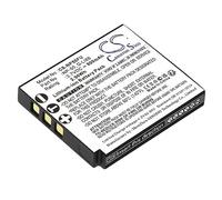 TECHTEK Batterie 800mAh Compatible avec [Jupio] CFU0011, pour [Fujifilm] FinePix F100fd, FinePix F200EXR, F300EXR, F305EXR, F500EXR, F505EXR, F50fd, FinePi FBA