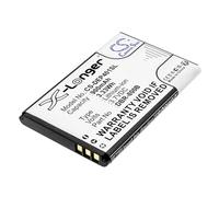 TECHTEK Batterie 900mAh Compatible avec [Doro] 1350, 1361, 6520, 6530, Primo 805, pour [Brondi] Amico AMPLI VOX, Amico Gentile Plus, Gentile+, Prezioso, Schlicht, Unico, K FBA