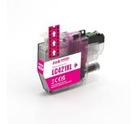 Techtek Cartouche d’Encre 10ml Compatible avec [Brother] DCP-J 1050 DW, DCP-J 1140 DW, 1800 MFC-J 1010 remplace LC-421XL (LC421XLM)