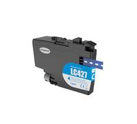 Techtek Cartouche d’Encre 16.5ml Compatible avec [Brother] HL-J 6010 DW, MFC-J 5955 DW, MFC-J 6950, 6955 6957 6957 DWT, 6959 remplace LC-427 (LC427C)