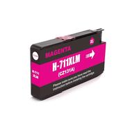 Techtek Cartouche d’Encre 30ml Compatible avec [HP] DesignJet T 120, DesignJet T 120 24 inch, 125, 130, 520, 520 24 inch, 36 525 525 36 530 530 remplace 711 (CZ131A)