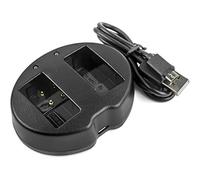 TECHTEK Chargeur Compatible avec [Sigma] pour DP1Q, pour DP2Q, pour DP3Q, pour [Leica] pour Leica Q, pour V-Lux 4, pour [Panasoinc] pour Lumix DMC-FZ1000, pour Lumix DMC-FZ200, pour DMC-FZ200GK, pour