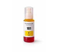 Techtek Encre 100ml Compatible avec [Epson] EcoTank L14150, EcoTank L4150, L4160, L4260, L4266, L6160, L6170, L6176, L6190, L6260, L6270, L6276, L6290 remplace E-101Y