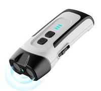 TechVizrs Anti Aboiement Chien Ultrason Puissant - Appareil de Dissuasion à ultrasons pour Chien - Portée de 5 m - Dispositif Anti-aboiement à ultrasons pour l'intérieur et l'extérieur