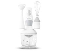 Techwood 3-en-1 Mixeur Plongeant, 300 WMixeur Multifonction avec 2 Vitesses de Réglables, Mixer Plongeur pour Smoothies, Purée, Sauce TMS-8130