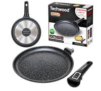 Techwood Crépière en pierre Ø 28 cm de diamètre TP-28CR