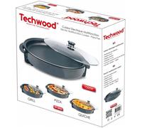 Techwood TP- 3842 Cuiseur Électrique Multifonction 38 cm de Diamètre