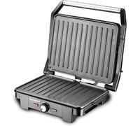 TECHWOOD Grill-Panini TGD-090 - Ouverture à 180° - 2200 W - Gris