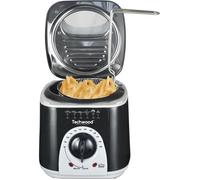 Techwood TFF-86 friteuse Unique 1 L Autonome 950 W Noir, Gris