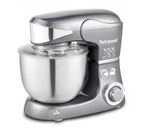 Techwood TRO-1058 Robot Pâtissier, 5L, Petrin-1000W, Gris, Métal, 5 liters