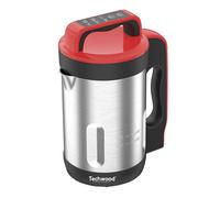Techwood TSM-1655 Mixeur sur socle, chauffant, capacité 1,6 l, soupe veloutée, compote, fonction maintien au chaud, 1000 W, acier inoxydable