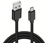 TECHZOCO Câble micro USB synchronisation et charge, câble USB Android, transfert de données 480 Mbit/s, compatible avec Samsung, HTC, Sony, Motorola, LG, Nokia, Kindle, PS4, Xbox One, noir, 3 mètres