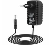 TECHZOCO Chargeur 24 V 1 A, adaptateur de courant, bloc d'alimentation 24 V 1 A, chargeur mural 24 V, 1 a, adaptateur d'alimentation, connecteur DC 5,5 x 2,1 mm, noir