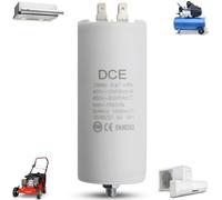 TECHZOCO Condensateur de démarrage pour moteur électrique, condensateur pour pompe de piscine, condensateur de marche du moteur, condensateur de travail permanent, 450 V, 4 broches / M8, capacité :