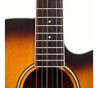 TECHZOCO Cordes métalliques pour guitare acoustique, 6 cordes, multicolore