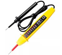 TECHZOCO Testeur de circuits électriques, outil de tension électrique, testeur de tension et de tension électrique vat, convient pour tension CC et CA, plage de tension 6-380 V