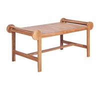 Teck Massif Table Basse de Salon Canapé Meuble Jardin Patio Terrasse vidaXL