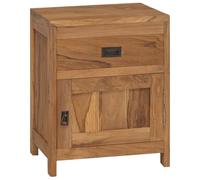 Teck Massif Table de Chevet Armoire Latérale Table d'Appoint Table Nuit vidaXL