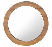Teck Miroir Mural 40 cm Rond Suspendu Décoratif Salle de Bain Chambre vidaXL