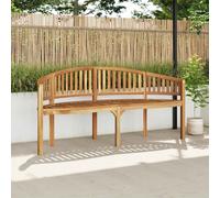 Vidaxl Banc De Jardin En Forme De Banane 180 Cm Bois De Teck Solide